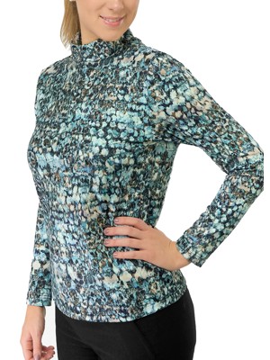 Pure Golf Ladies Arusha Long Sleeve Mid Layer - Gilded Aspen