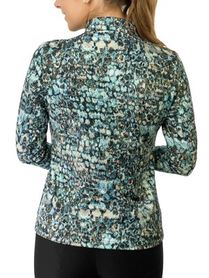 Pure Golf Ladies Arusha Long Sleeve Mid Layer - Gilded Aspen