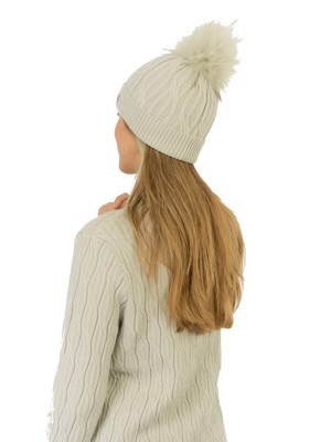 Pure Golf Ladies Greta Waterproof Lined Bobble Hat