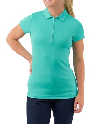 Pure Golf Ladies Thrive Cap Sleeve Golf Polo Shirt