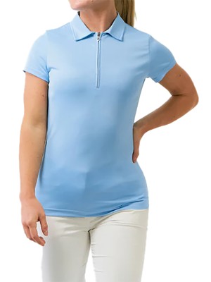 Pure Golf Ladies Thrive Cap Sleeve Golf Polo Shirt