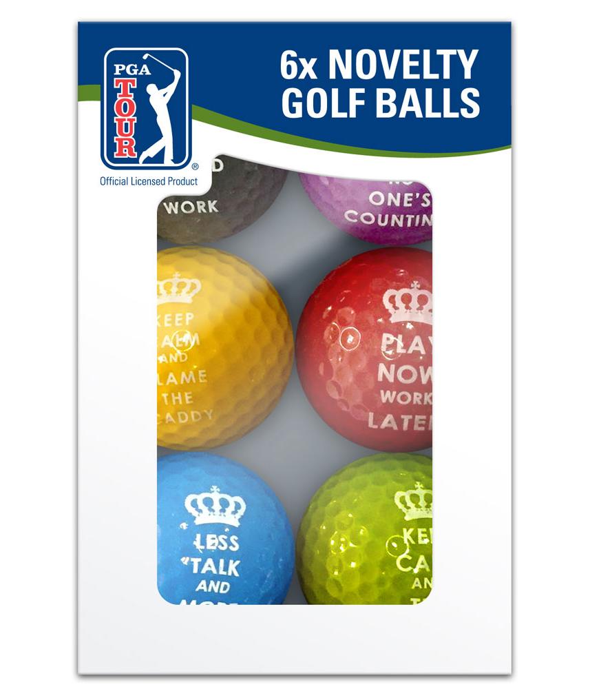 PGA Tour Novelty Golf Balls