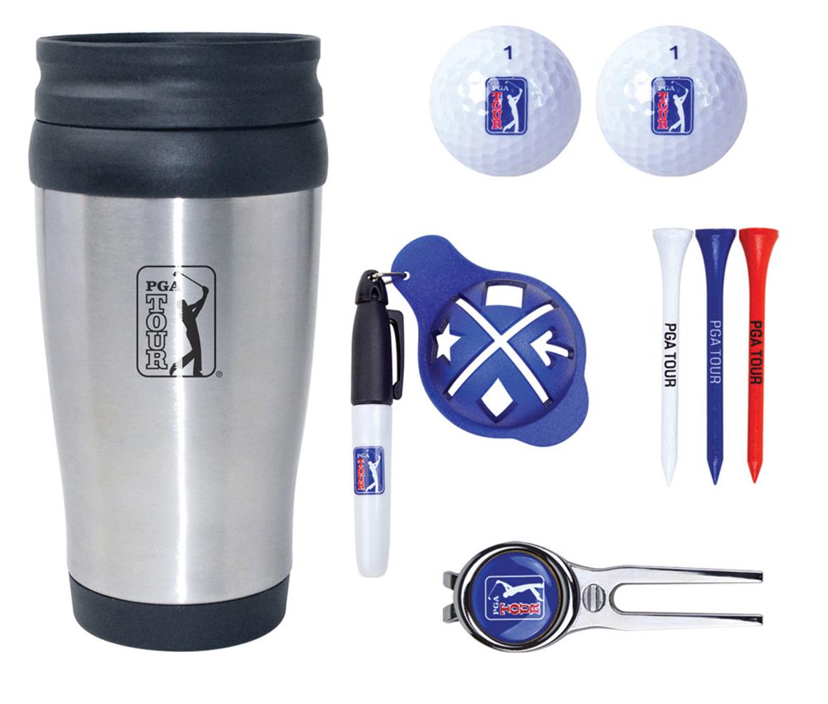 PGA Tour Travel Mug Gift Set