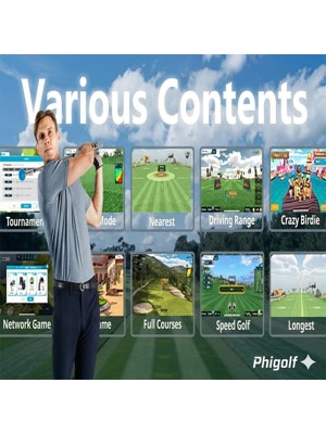 PhiGolf 2 FLEX Home And Mobile Golf Simulator