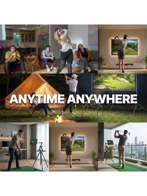 PhiGolf 2 FLEX Home And Mobile Golf Simulator