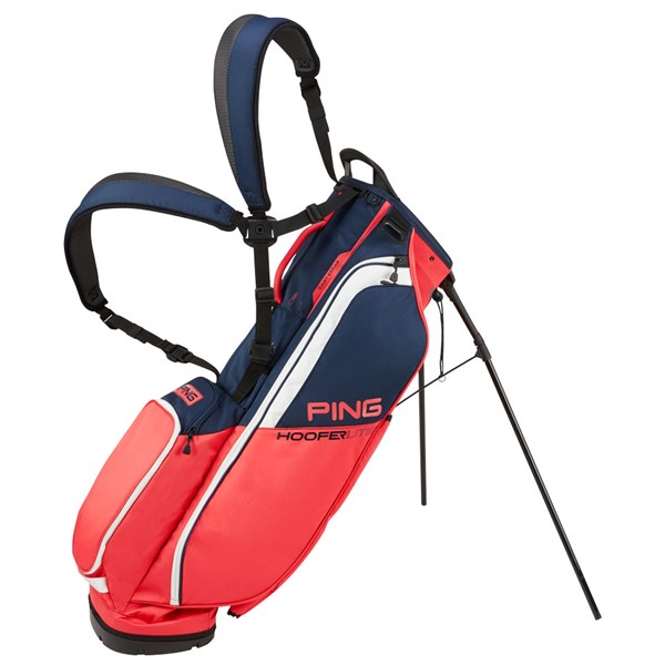 ping hoofer lite stand bag 36415 red navy white ex2