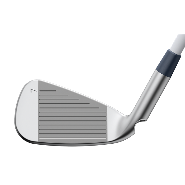 ping gle3 7 iron face view