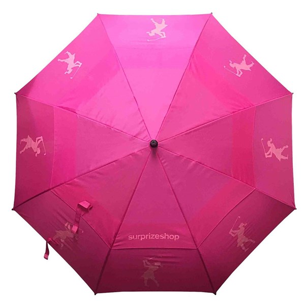 Ladies Golf Umbrella With Lady Golfer Design