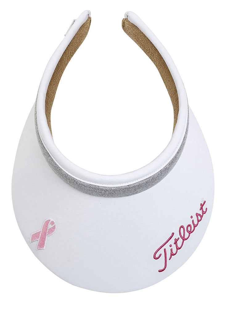 Titleist Ladies Pink Ribbon Clip Visor