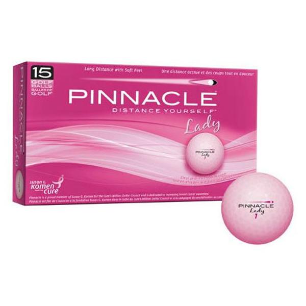 Pinnacle Gold Pearl Pink Golf Balls Ladies 15 Balls