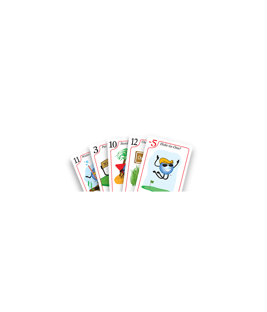 card game golf 2 players