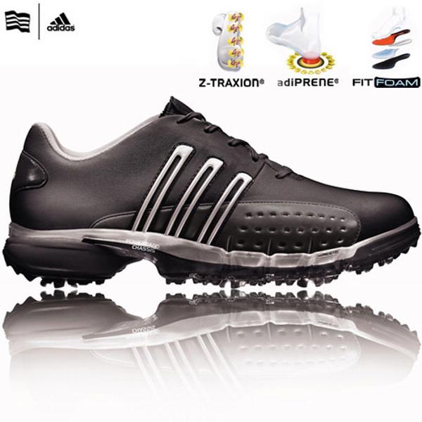adidas Powerband Golf Shoes Black/Metalic Silver/Black