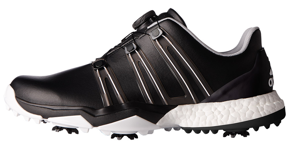 adidas Mens Powerband Boost WD Boa Golf Shoes | GolfOnline