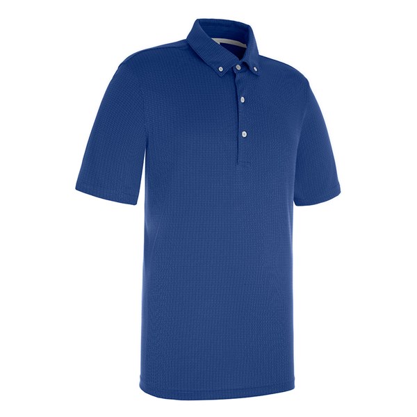 Proquip Mens Mini Jacquard Polo Shirt