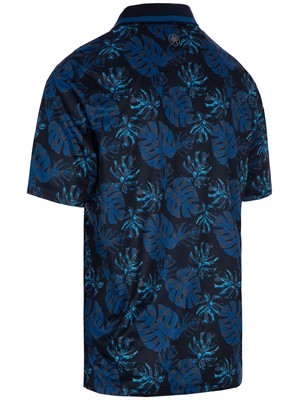 Proquip Mens Pro Tech Sub 7 Leaf Print Polo Shirt