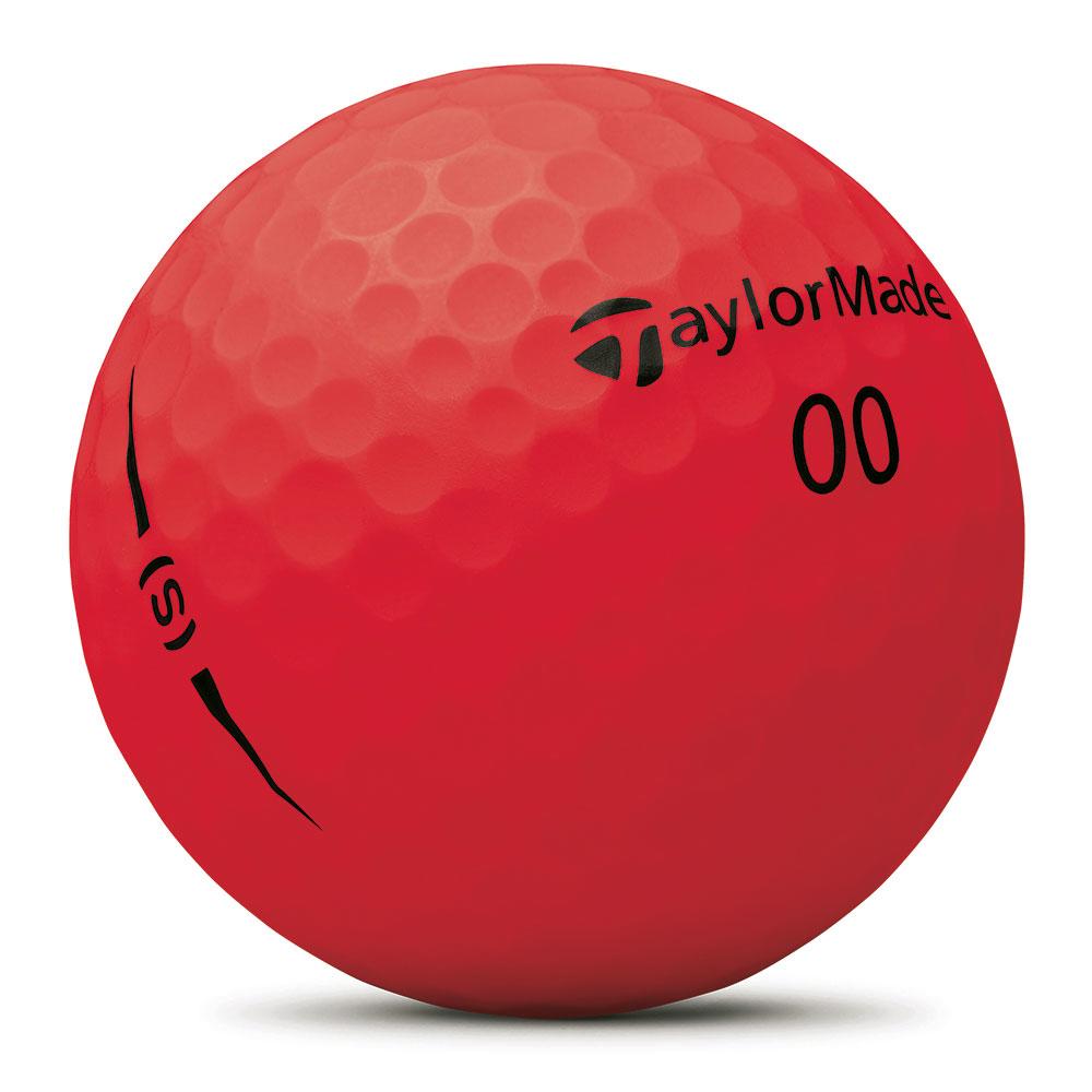 TaylorMade Project (S) Matte Red Golf Balls (12 Balls)