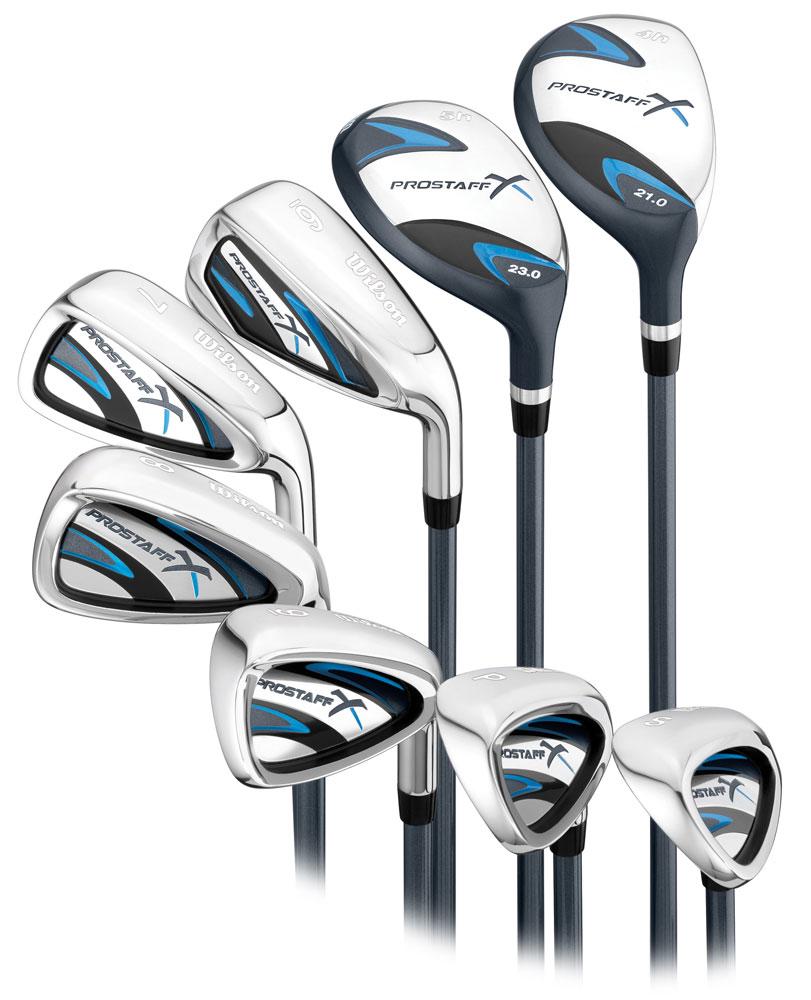 Wilson Ladies Prostaff X Combo Iron Set (Graphite Shaft)