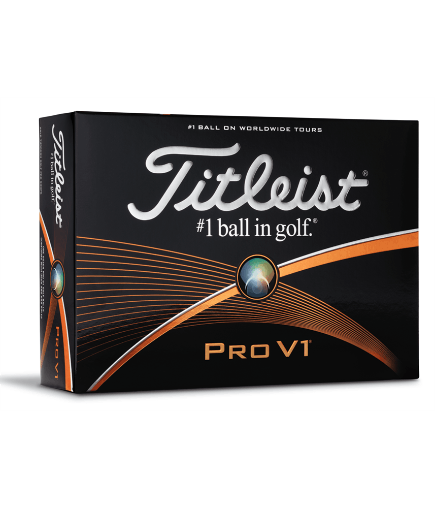 Titleist Pro V1 High Number Golf Balls (12 Balls) - Logo Overrun