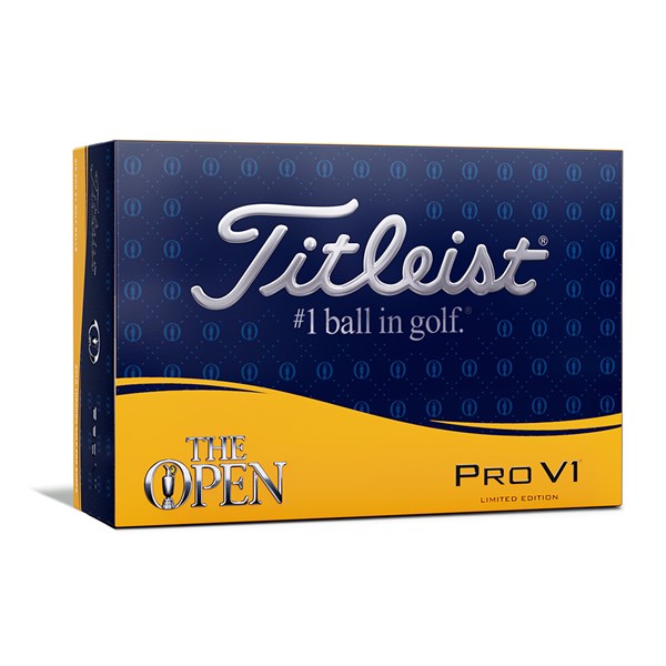 Titleist The Open Collection Pro V1 Golf Balls (6 Balls)