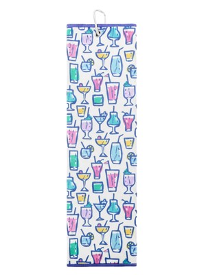 Surprizeshop Printed Microfibre Tri-Fold Towel