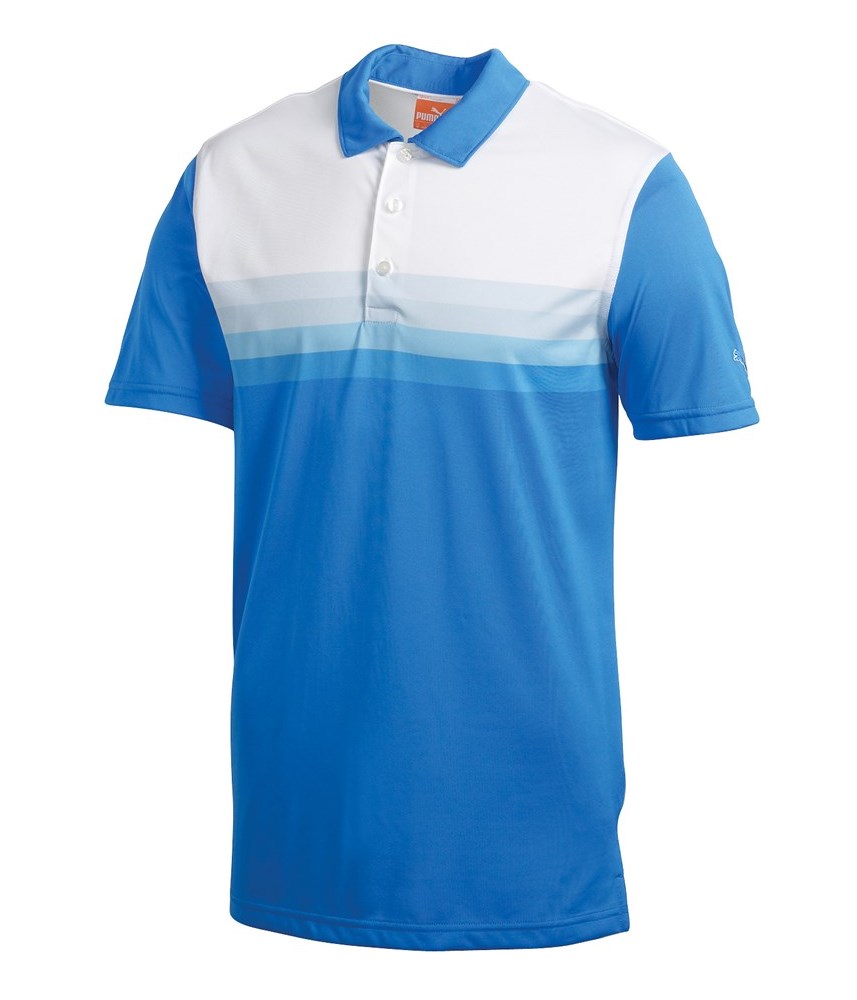 Puma Mens Stripe Polo Shirt - Golfonline