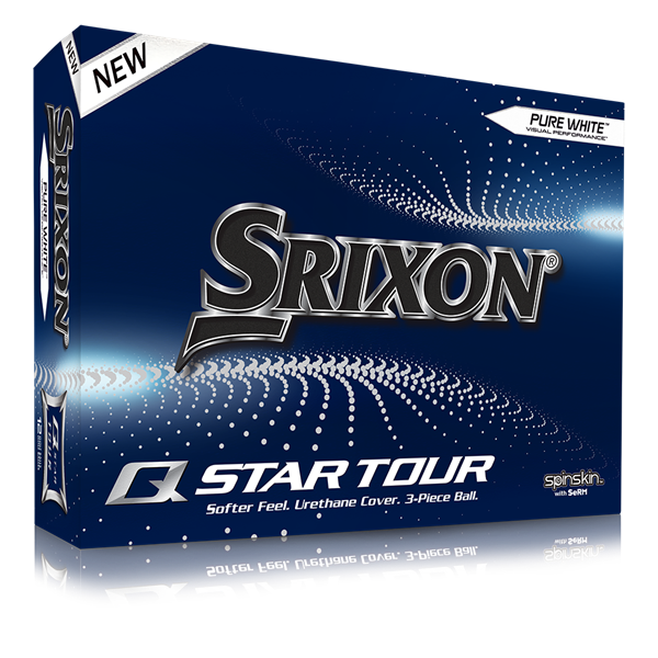 Srixon Q-Star Tour 4 Pure White Golf Balls (12 Balls)