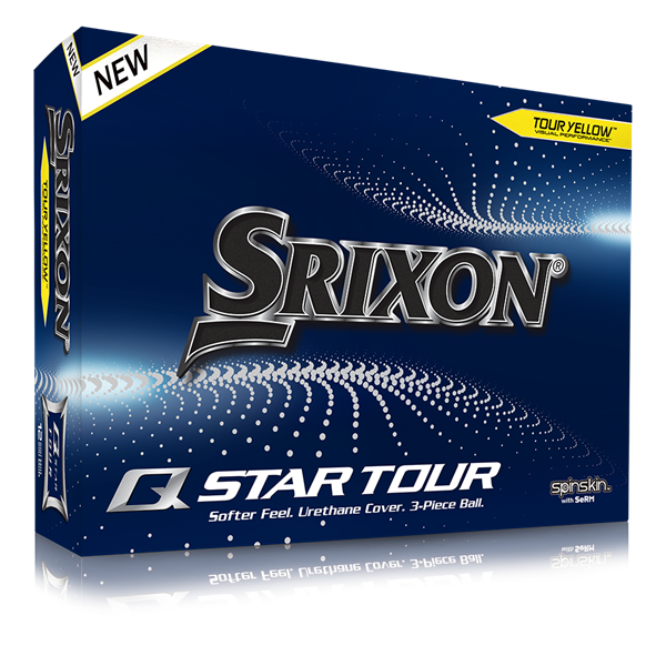 Srixon Q-Star Tour 4 Yellow Golf Balls (12 Balls)