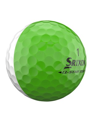 Srixon Q-Star Tour Divide 2 White/Lime Green Golf Balls (12 Balls)