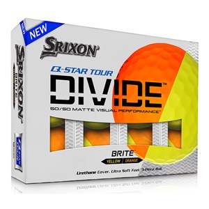 Srixon Q-Star Tour Divide Orange Golf Balls