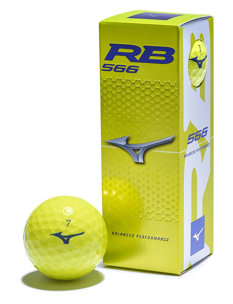 Mizuno RB 566 Yellow Golf Balls (12 Balls)