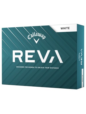 Callaway Ladies Reva Pearl White Golf Balls (12 Balls)