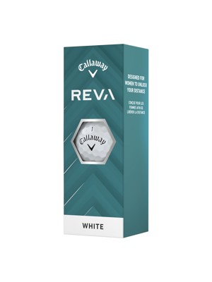 Callaway Ladies Reva Pearl White Golf Balls (12 Balls)