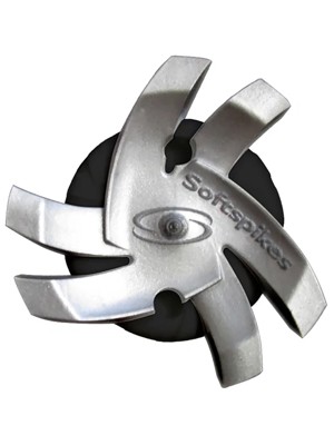 Softspikes Silver Tornado Fast Twist 3.0 Spikes - Black/Silver