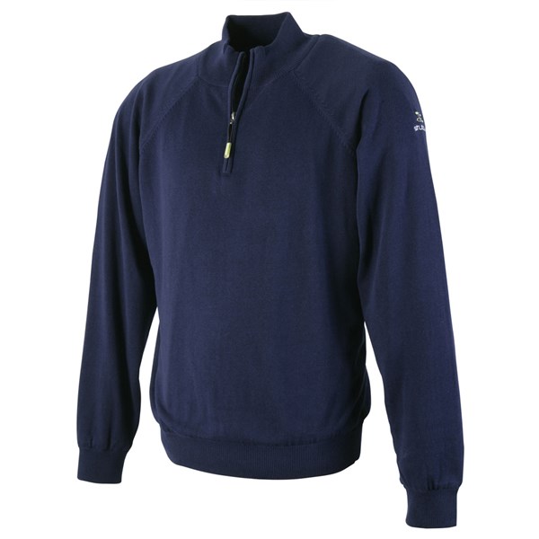 Stuburt Mens Essentials Half-Zip Lined Sweater | GolfOnline