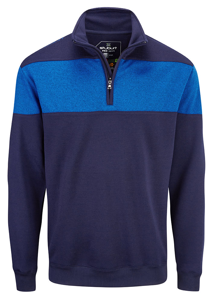 mens three quarter zip sweater