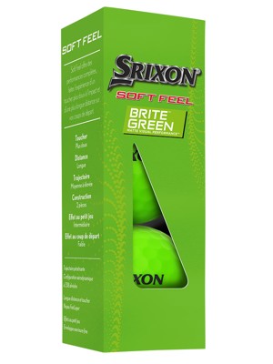 Srixon Soft Feel Brite Green Golf Balls (12 Balls) - Prior Gen