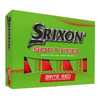 Srixon Soft Feel Brite Red Golf Balls