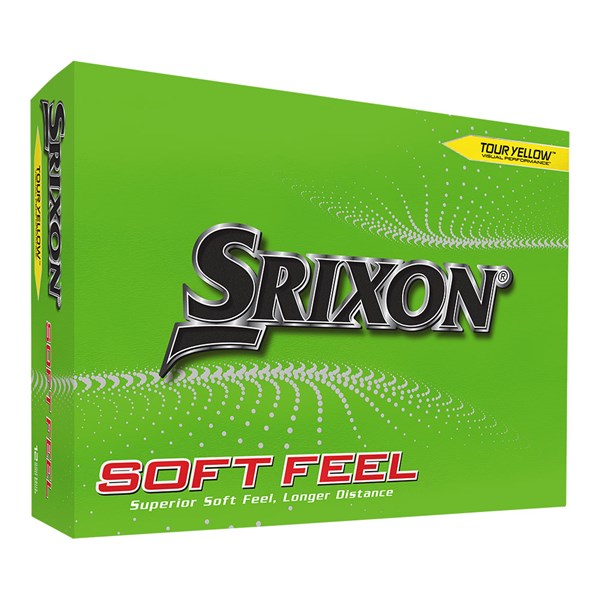 Srixon Soft Feel Tour Yellow Golf Balls (12 Balls)