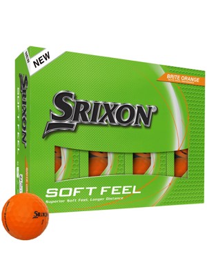 Srixon Soft Feel Brite Orange Golf Balls (12 Balls)