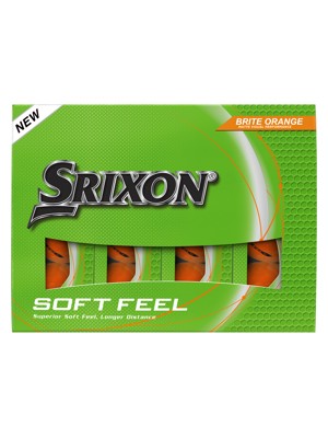 Srixon Soft Feel Brite Orange Golf Balls (12 Balls)