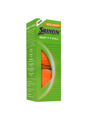 Srixon Soft Feel Brite Orange Golf Balls (12 Balls)