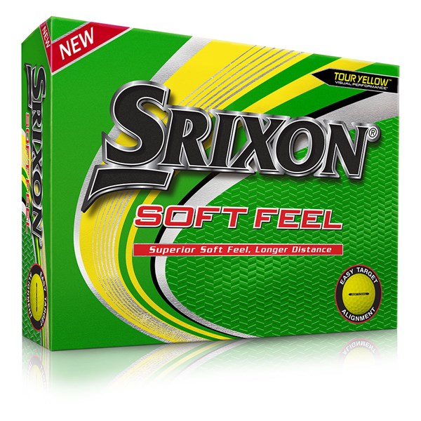 Srixon Soft Feel Yellow Golf Balls (12 Balls)