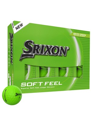 Srixon Soft Feel Brite Green Golf Balls (12 Balls)
