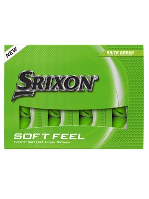 Srixon Soft Feel Brite Green Golf Balls (12 Balls)