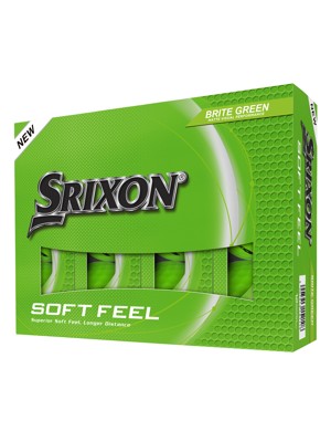 Srixon Soft Feel Brite Green Golf Balls (12 Balls)