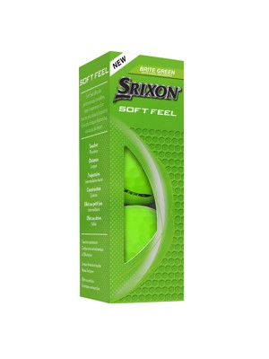 Srixon Soft Feel Brite Green Golf Balls (12 Balls)