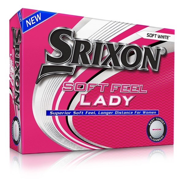 Srixon Ladies Soft Feel White Golf Balls (12 Balls)