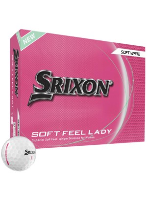 Srixon Soft Feel Lady White Golf Balls (12 Balls)