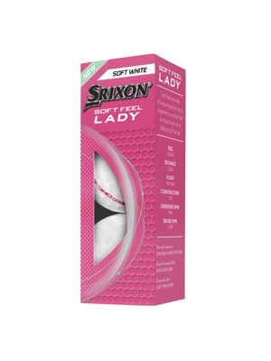 Srixon Soft Feel Lady White Golf Balls (12 Balls)