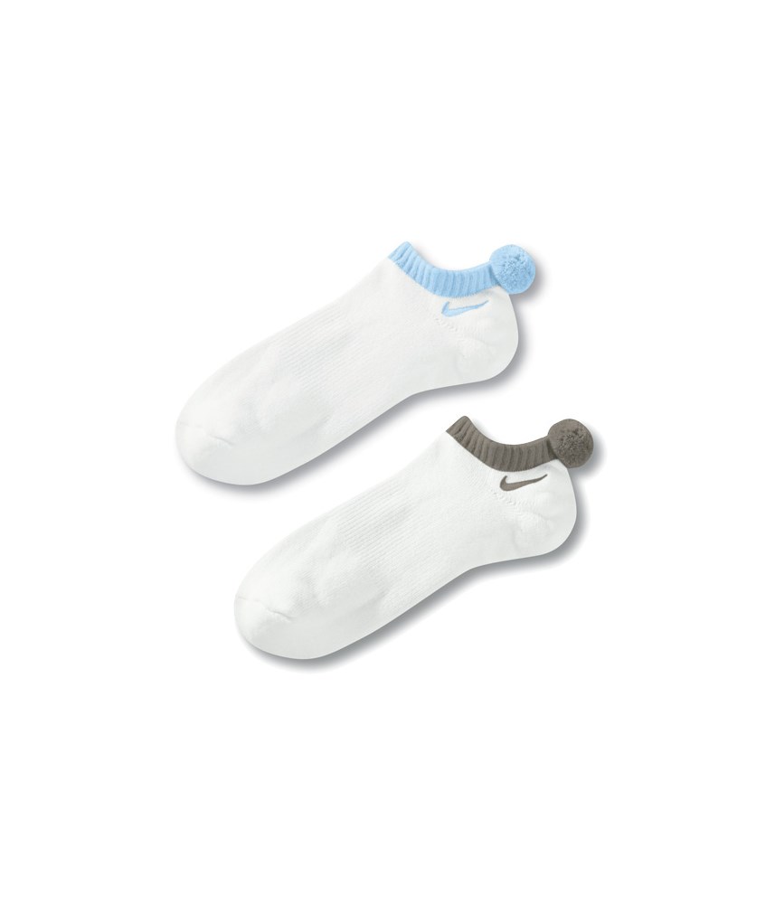 Nike Ladies Dri-Fit Pom Pom Socks (1 Pair) - Golfonline